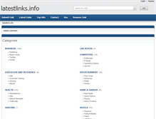 Tablet Screenshot of latestlinks.info